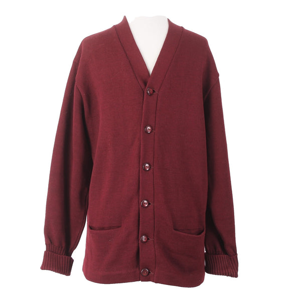 Whiting Sweater Vtg Sz S?? Burgundy Red Buttons University Of Southern CA AS IS