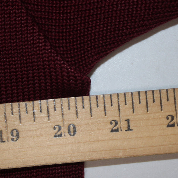 Whiting Sweater Vtg Sz S?? Burgundy Red Buttons University Of Southern CA AS IS