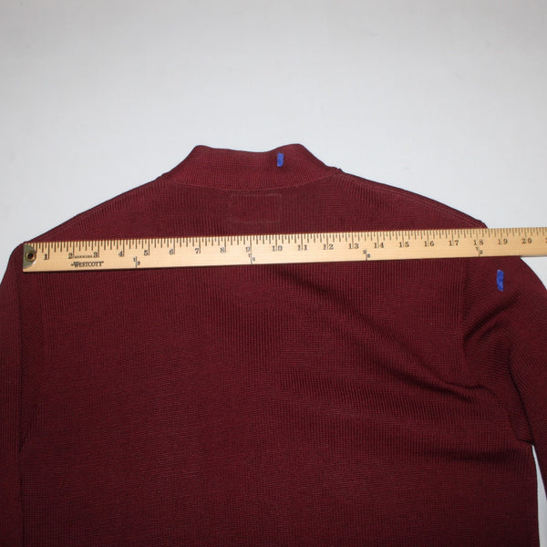 Whiting Sweater Vtg Sz S?? Burgundy Red Buttons University Of Southern CA AS IS