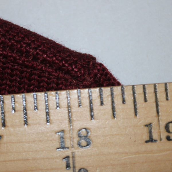 Whiting Sweater Vtg Sz S?? Burgundy Red Buttons University Of Southern CA AS IS