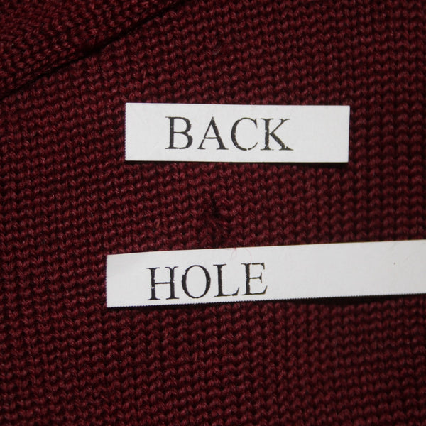 Whiting Sweater Vtg Sz S?? Burgundy Red Buttons University Of Southern CA AS IS
