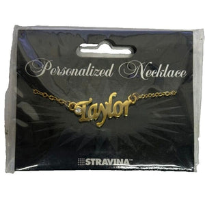 TAYLOR NEW Goldtone Rhinestone Accent 14.5" w 4.5" Multi Ring Ext Necklace