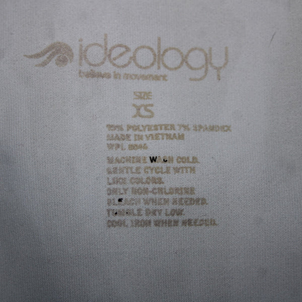 Ideology Sz XS Purple White Green Multi Color Half Zip 100% Polyester Aw Jacket