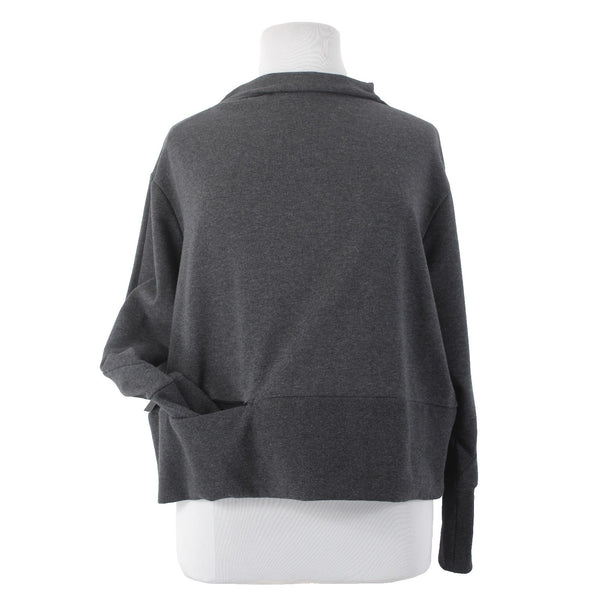 Nike Sweater NEW $60 Sz XXL Gray Collared Loose Fit Coupe Large Poly Cottton