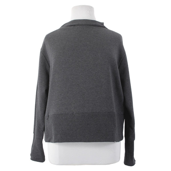 Nike Sweater NEW $60 Sz XXL Gray Collared Loose Fit Coupe Large Poly Cottton