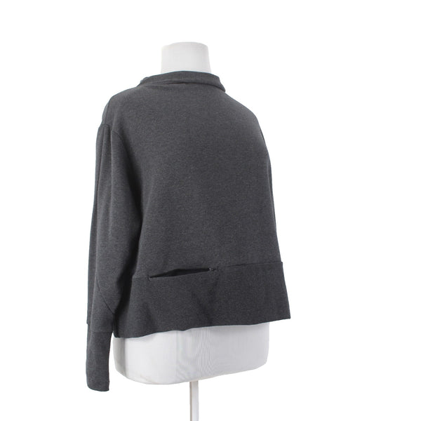 Nike Sweater NEW $60 Sz XXL Gray Collared Loose Fit Coupe Large Poly Cottton