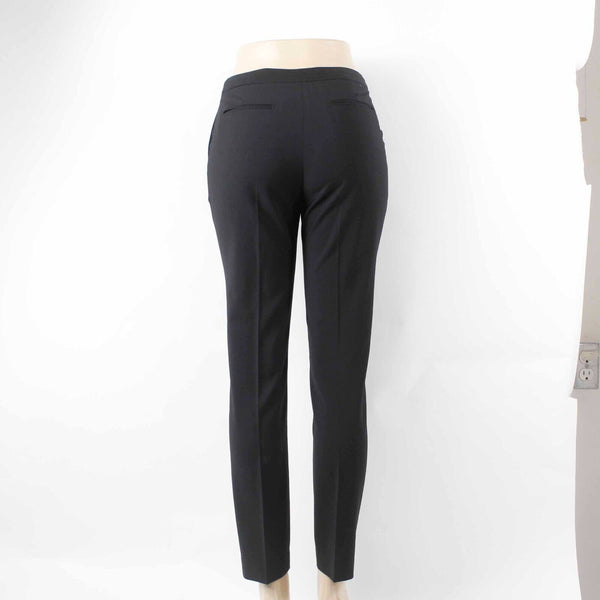 Reiss NEW $230 Sz 4 x 29 Black Part Lined Tailored Wool Blend Woven Trouser Pant