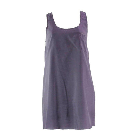 Collective Concepts NEW $42 Dark Navy Metal Bead Neckline Polyester Top