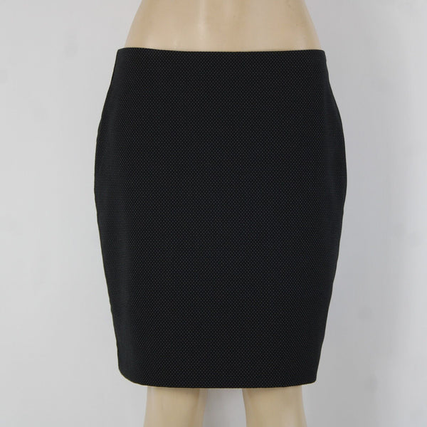 Banana Republic NEW $60 Sz 10 Black White Polka Dot Rayon Polyester Short Skirt