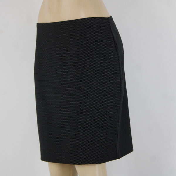 Banana Republic NEW $60 Sz 10 Black White Polka Dot Rayon Polyester Short Skirt