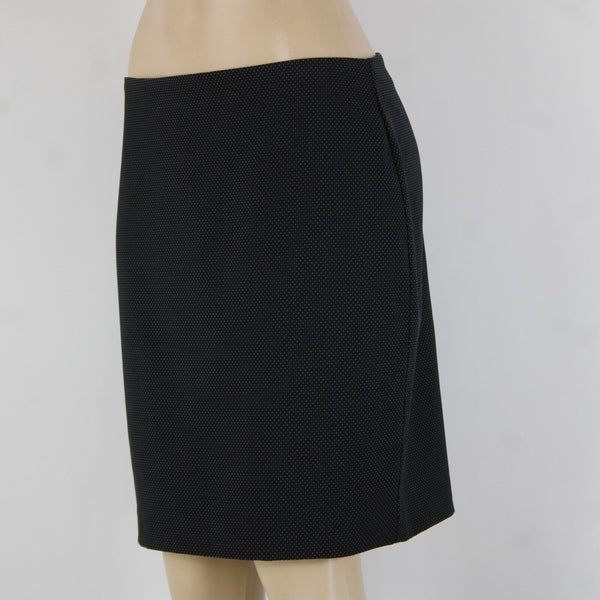 Banana Republic NEW $60 Sz 10 Black White Polka Dot Rayon Polyester Short Skirt