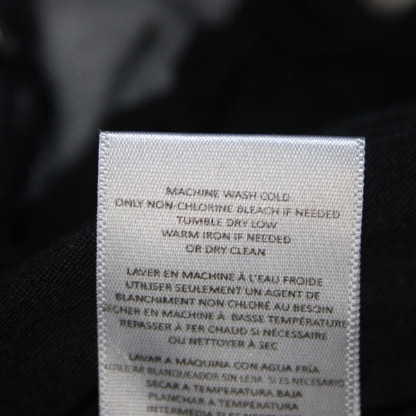 Re/Done Jeans Sz 28 x 29 Charcoal Denim Pockets Skinny Leg Raw Hem Cotton Jeans