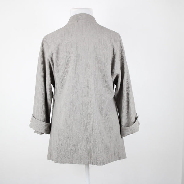 Moonlight Y & S Fashion Design Sz L Taupe Brown Button Closure Aysmm Rayon Wrap