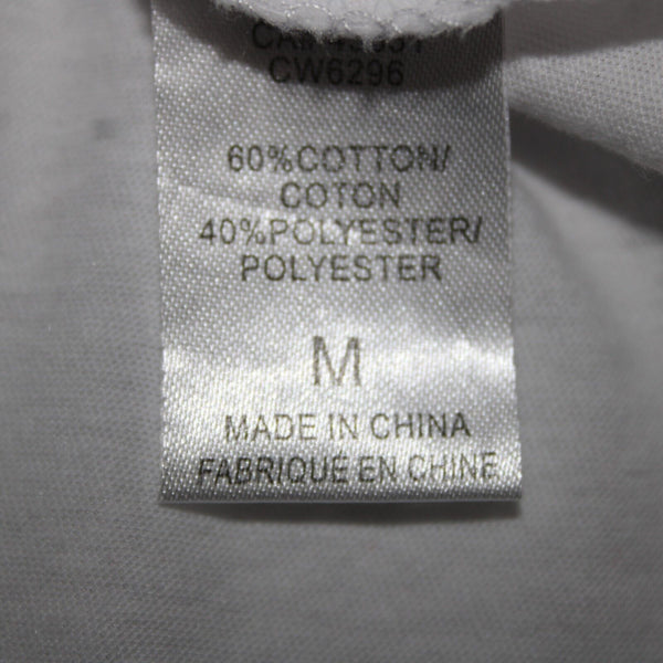Chaser NEW $64 Sz M White Multi Color New York Jersey Cotton Poly Top