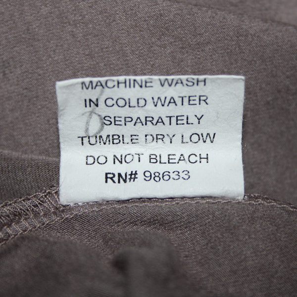 Heartstring Sz M Brown Taupe Draped 3/4 Sleeve Viscose Spandex Wrap Sweater