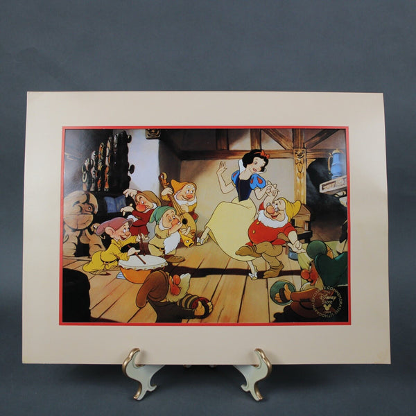 Disney 1994 Snow White And The Seven Dwarfs 17 x 13 Exclusive Lithograph Print