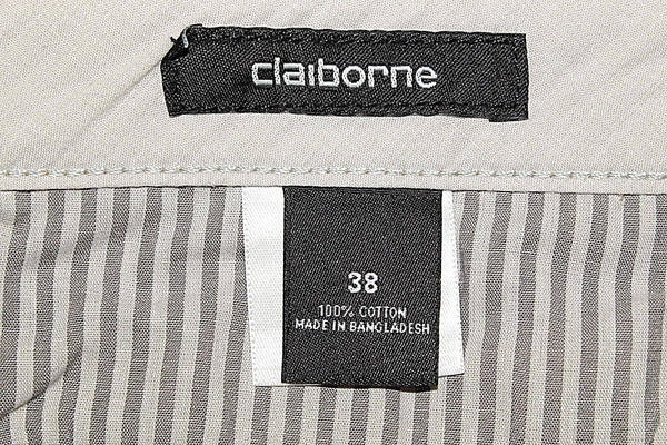 Claiborne NEW $42 Size 38 x 10 Tan 100% Cotton Men's Shorts