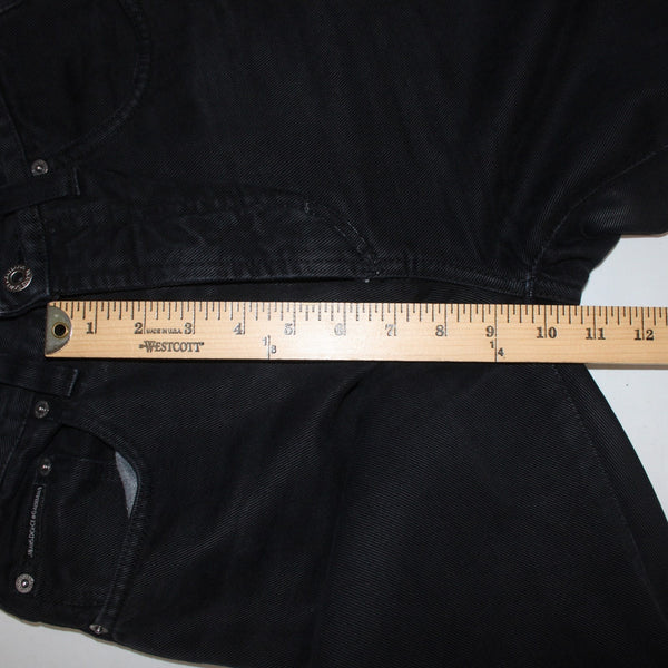 Dolce Gabbana Jeans Ittierre Spa Sz 42 x 28 Black Denim 100% Cotton Jeans