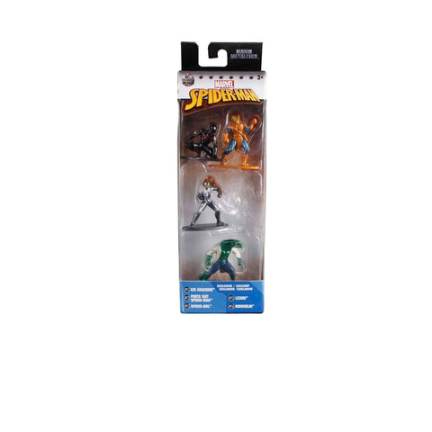 Marvel Spiderman Nano Metalfigs 2017 5 Pack Figure Collector's Set