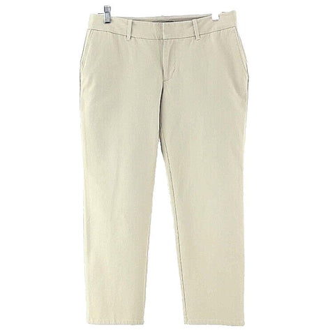 Eddie Bauer Sz 6 X 24.5 Tan Mercer Fit Cotton Spandex Crop Pant