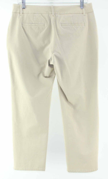 Eddie Bauer Sz 6 X 24.5 Tan Mercer Fit Cotton Spandex Crop Pant