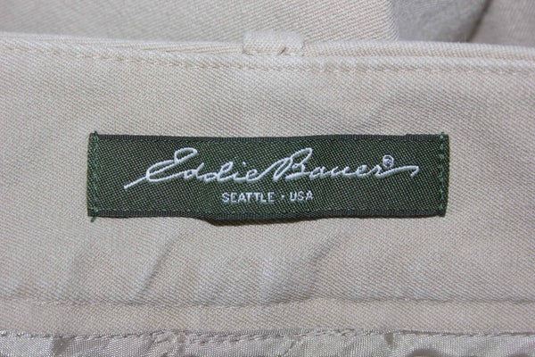 Eddie Bauer Sz 6 X 24.5 Tan Mercer Fit Cotton Spandex Crop Pant