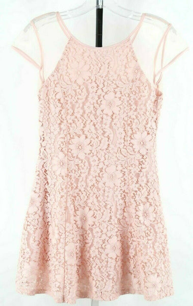 B'tween Sz 12 Dusty Pink Lace Lined 100% Polyester Girls Dress