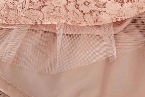 B'tween Sz 12 Dusty Pink Lace Lined 100% Polyester Girls Dress