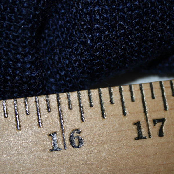 Madrina NEW NO TAGS Sz 4 Navy Blue Tweed Lined Buttons Pocketed Collared Coat