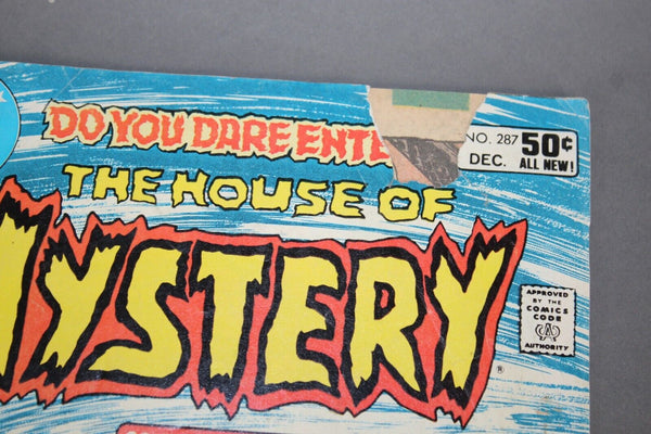 DC House Of Mystery Vol.30 No.287 December 1980 Comic Book