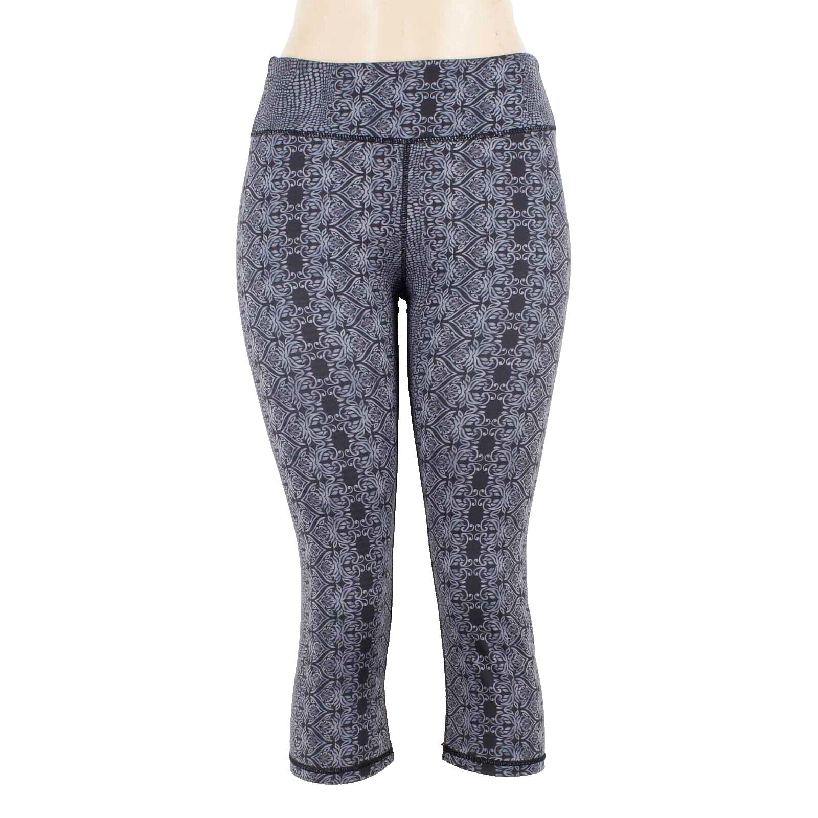 Kyodan Sz SP x 21 Navy Gray Pull On Polyester Spandex Active Wear Pant