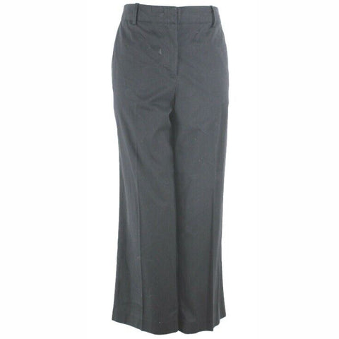 Talbots Sz 8 x 24 Black Chelsea Cotton Blend Capri Pant