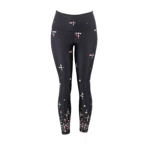 Victoria Sport Sp SP x 24 Black Gemstone Print Polyamide Blend Stretch Pant