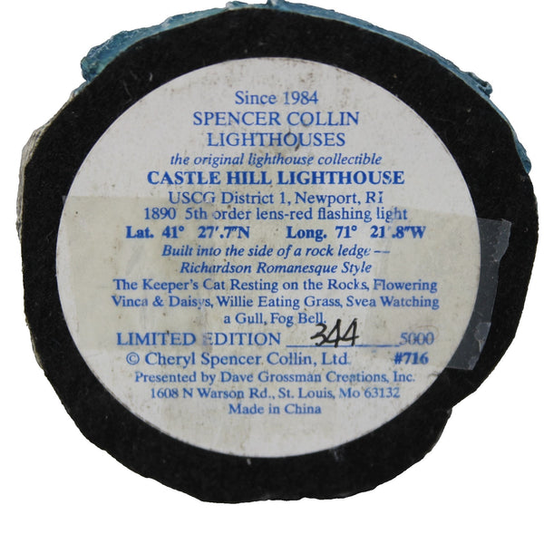 Cheryl Spencer Collin Lighthouse Castle Hill Light House Newport RI Lighthouse