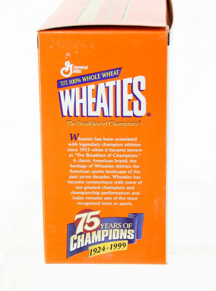 Wheaties Tiger Woods 75 Years Of Champions Gold Signature Mini Box NIB