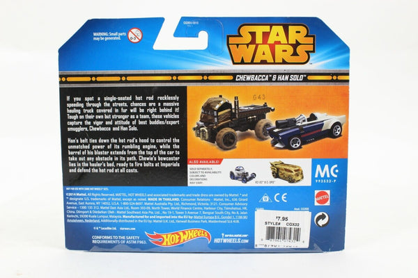 Hot Wheel Star Wars 2014 Chewbacca Han Solo Vehicles