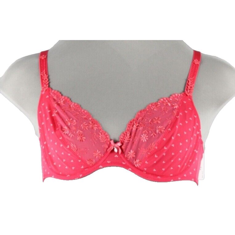 Rosa Faia New $99 34B Pink Style 5658.253 Unpadded Underwire Bra