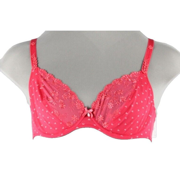 Rosa Faia New $99 34B Pink Style 5658.253 Unpadded Underwire Bra