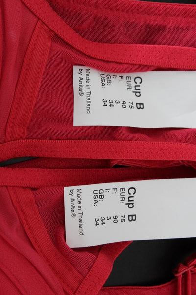 Rosa Faia New $99 34B Pink Style 5658.253 Unpadded Underwire Bra