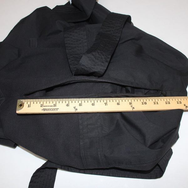 Veronica Beard Dress $448 Sz XL Black Ennis Mixed Media Belted Elastane Dress