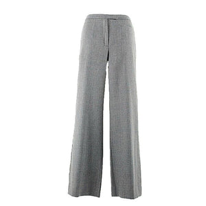 Byblos Sz 42 x 32 Gray Magenta Side Panel Wool Cotton Blend Trouser Pants