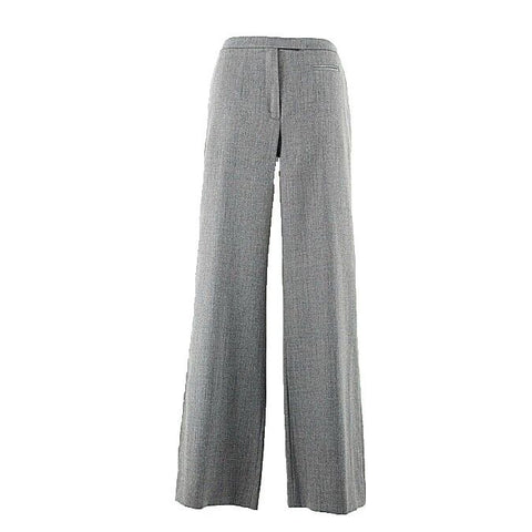 Byblos Sz 42 x 32 Gray Magenta Side Panel Wool Cotton Blend Trouser Pants