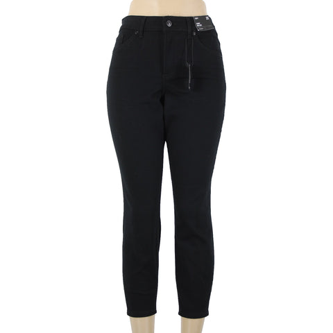 Express NEW $80 Sz 2S x 25 Black Denim Skinny High Rise Cotton Polyester Jeans