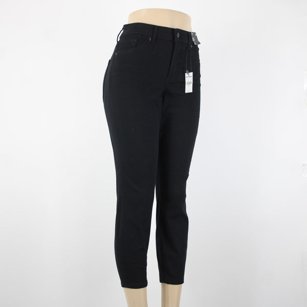 Express NEW $80 Sz 2S x 25 Black Denim Skinny High Rise Cotton Polyester Jeans