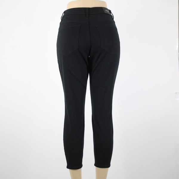 Express NEW $80 Sz 2S x 25 Black Denim Skinny High Rise Cotton Polyester Jeans