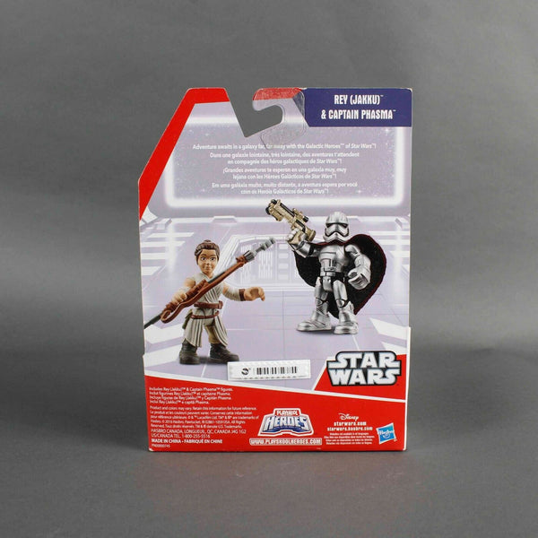 Hasbro NEW Galactic Heroes Rey (Jakku) & Captain Phasma 3" Figures
