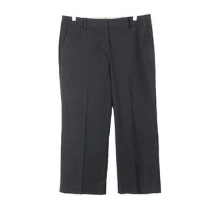 Talbots Chelsea Sz 8 X 23 Black Cotton Blend Crop Capri Pant