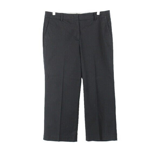 Talbots Chelsea Sz 8 X 23 Black Cotton Blend Crop Capri Pant