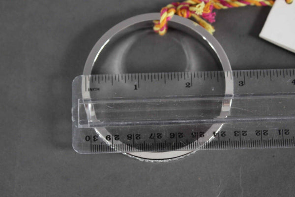 On Purpose Fortunee Inspire Silver Hardware Mesh Insert 2.5" Bracelet