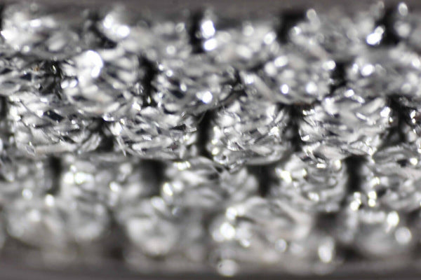 On Purpose Fortunee Inspire Silver Hardware Mesh Insert 2.5" Bracelet